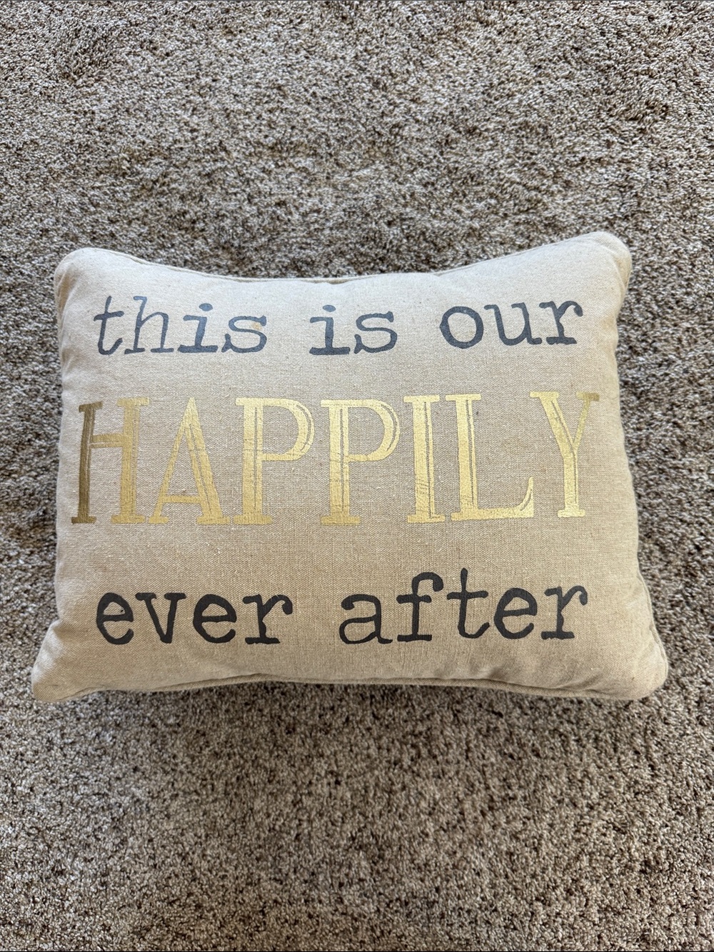 Levtex Neutral Linen Throw Pillow